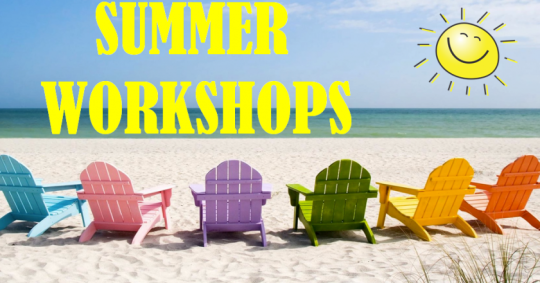 2015 Summer Workshop Schedule