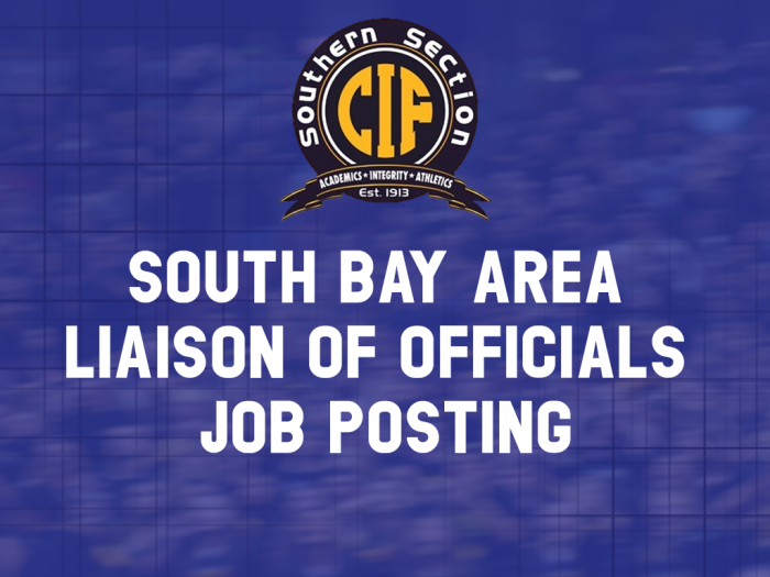 South Bay Area Liaison of Officials Vacancy