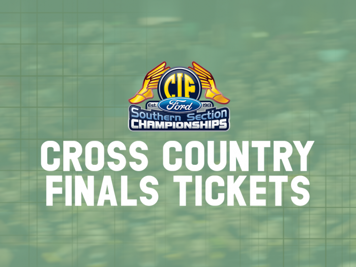 Cross Country Championship Tickets