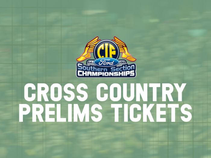 Cross Country Prelims Tickets