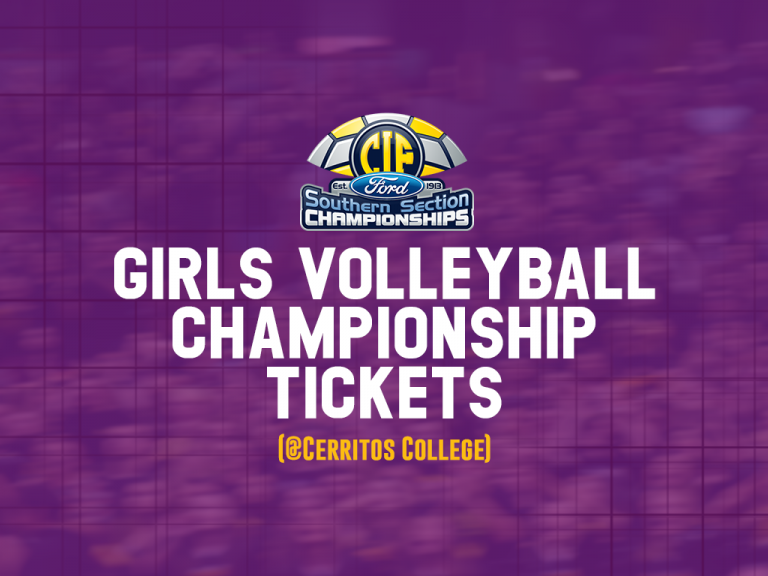Volleyball Championship Tickets CIF Southern Section