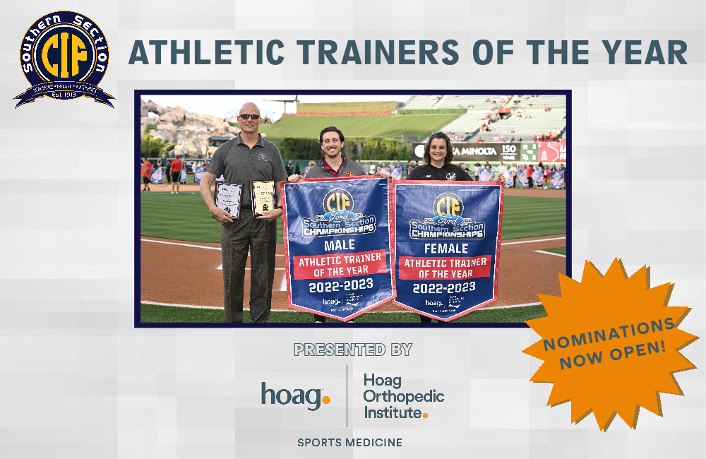 Southern Section Athletic Trainers of the Year Award presented by Hoag | HOI Sports Medicine