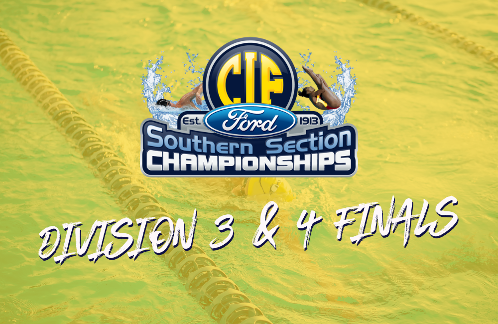 2023 CIF-SS FORD Swimming Finals (Division 3 & 4)
