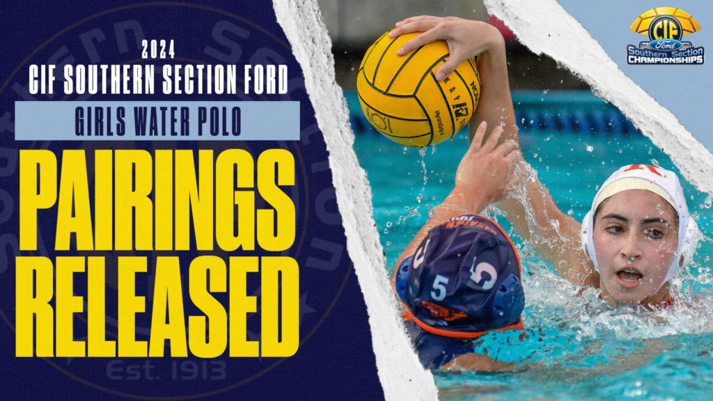 2024 Girls Water Polo Pairings Announced