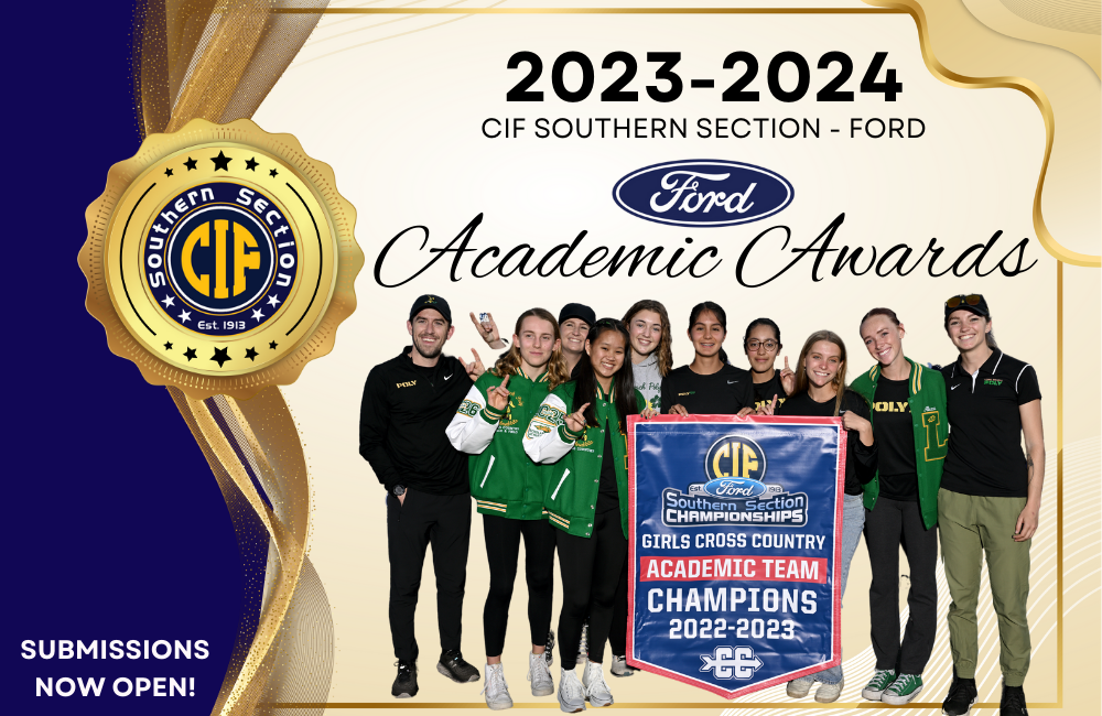 2023-2024 CIF-SS FORD Academic Awards – NOW OPEN!