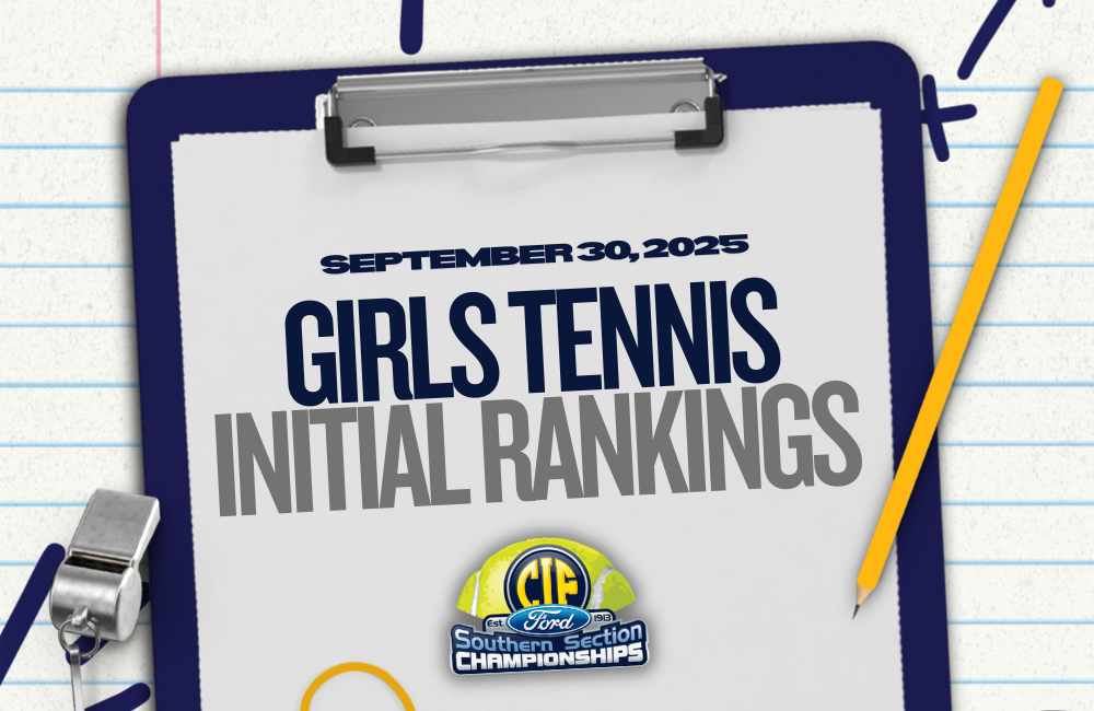 2025 Girls Tennis Initial Playoff Ranking – 09/30/2025