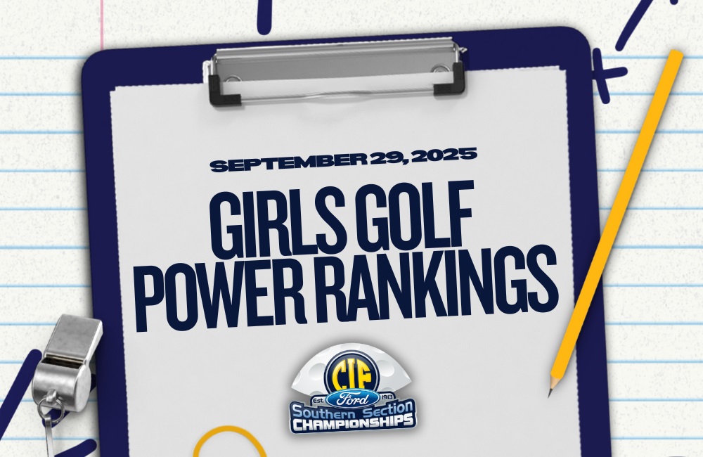 2025-25 Girls Golf Rankings – September 29, 2025
