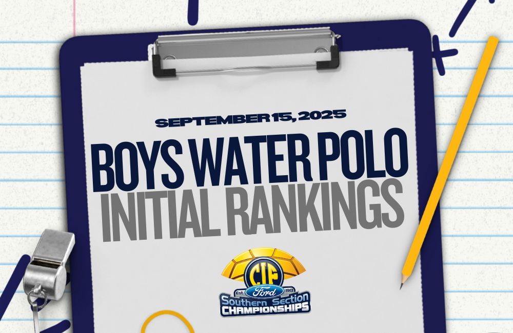 2025 Boys Water Polo Playoff Ranking #1 – 09/16/2025