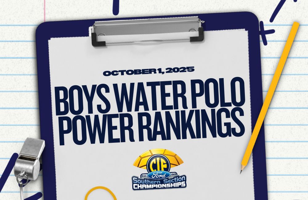 2025 Boys Water Polo Playoff Ranking #3 – 10/1/2025