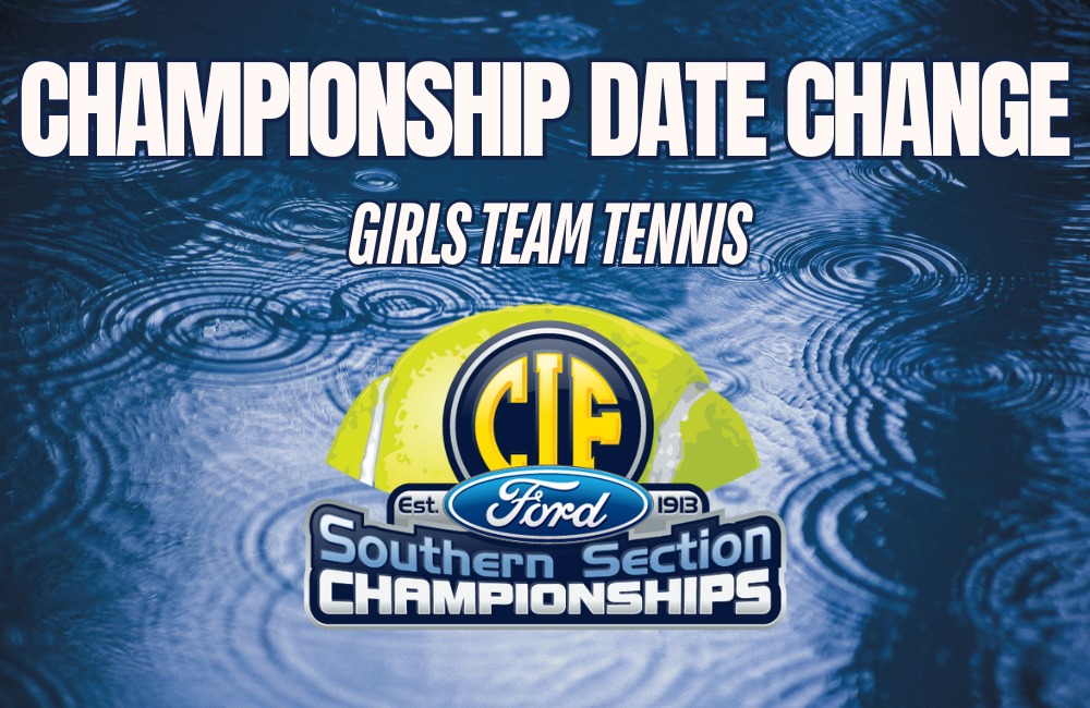 Girls Team Tennis Championship Date Change