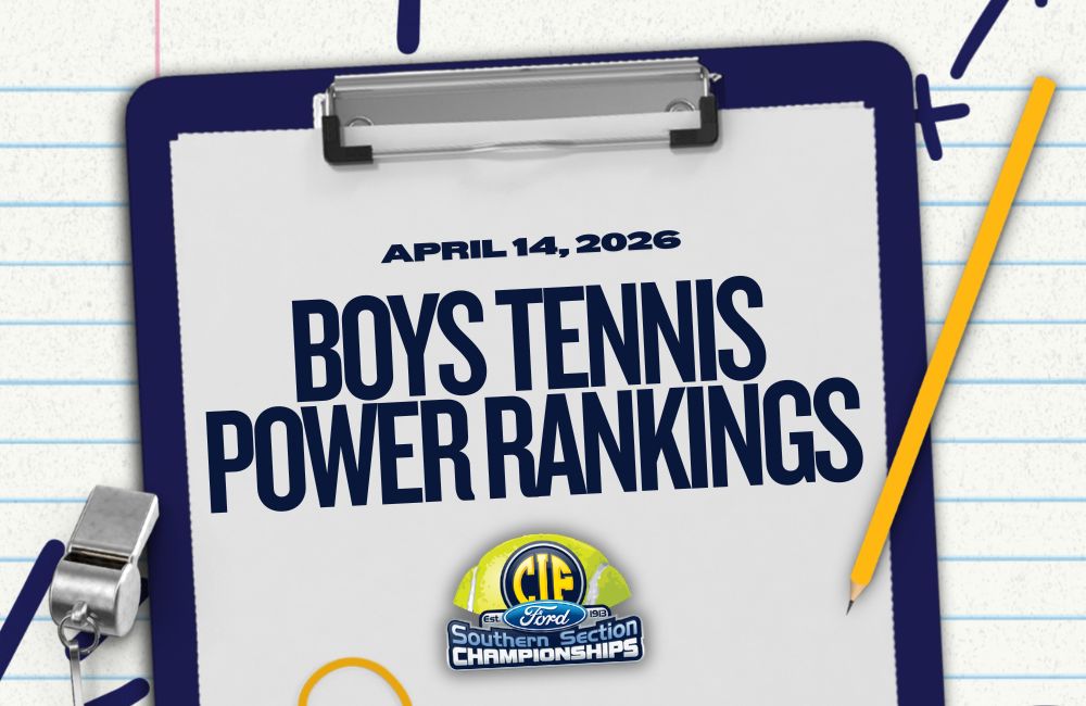 2026 Boys Tennis Ranking #3 – 4/14/26