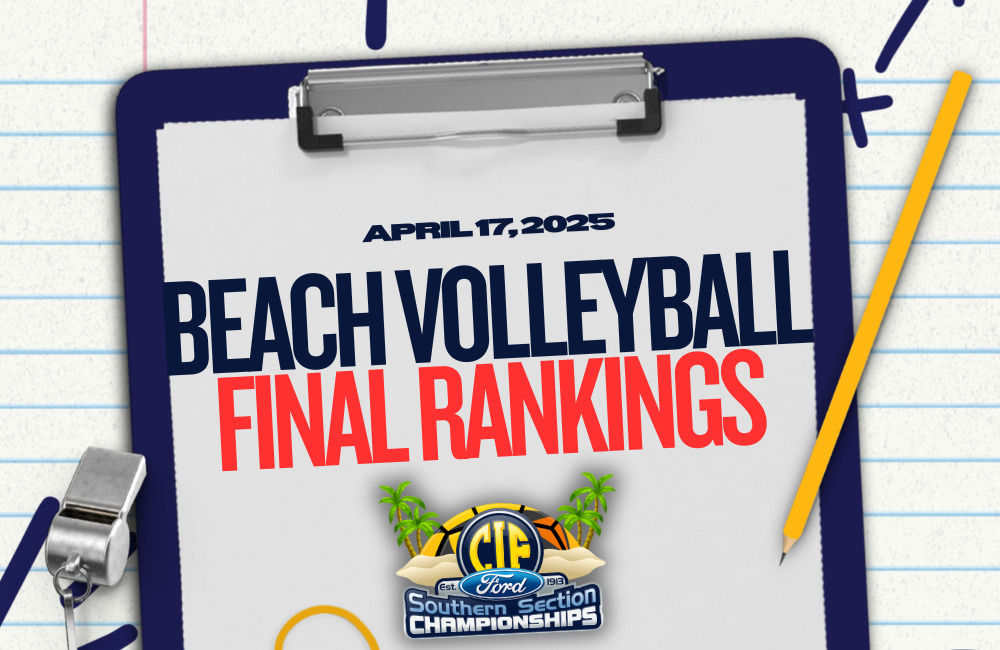 2026 Beach Volleyball FINAL Rankings-4/17/2026
