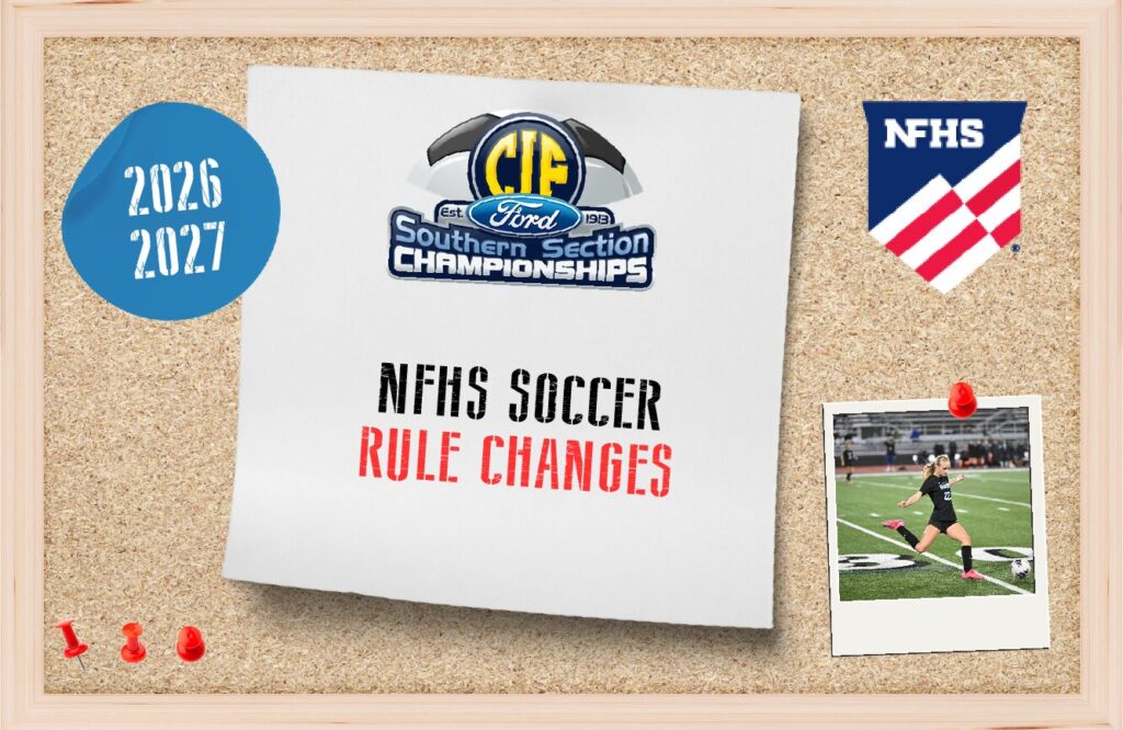 2026-2027 NFHS Soccer Rule Changes